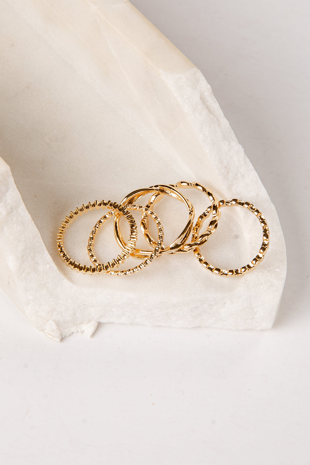 Haley Gold Ring Set