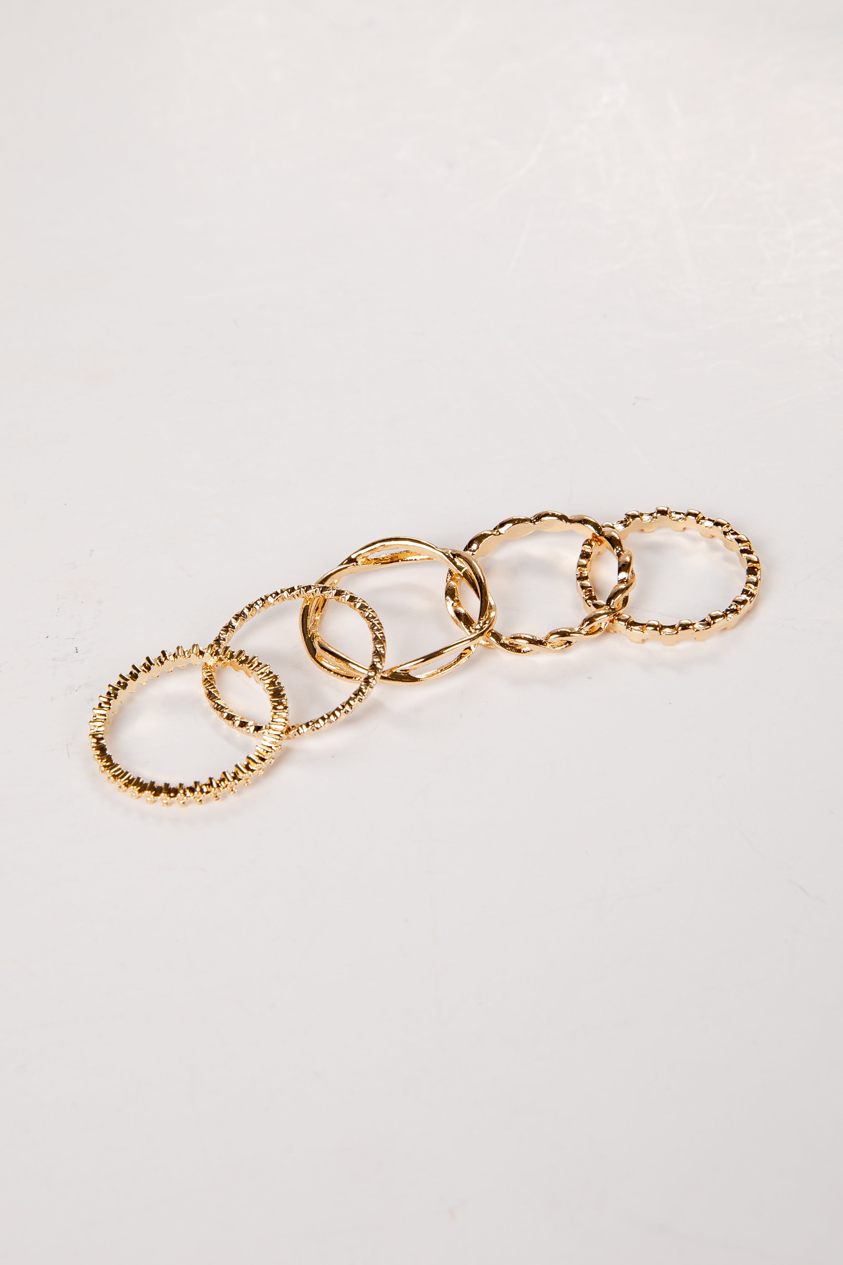 Haley Gold Ring Set